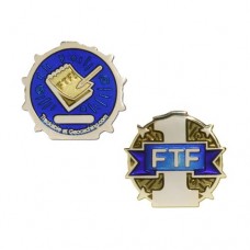 First To Find FTF Micro Geocoin - Gold